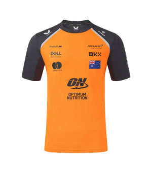 McLaren F1 Men's 2025 Oscar Piastri Team Set Up T-Shirt - Papaya/Phantom - image 1