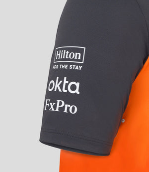 McLaren F1 Men's 2025 Oscar Piastri Team Set Up T-Shirt - Papaya/Phantom - image 6