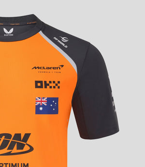 McLaren F1 Men's 2025 Oscar Piastri Team Set Up T-Shirt - Papaya/Phantom - image 8