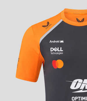 McLaren F1 Men's 2025 Oscar Piastri Team Set Up T-Shirt - Papaya/Phantom - image 13
