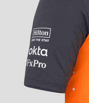 McLaren F1 Men's 2025 Oscar Piastri Team Polo Shirt - Papaya - image 5