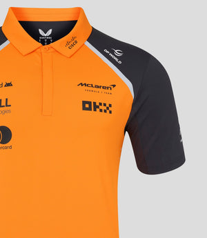 McLaren F1 2025 Men's Team Polo Shirt - Papaya - image 7