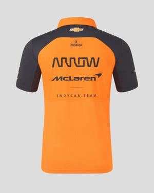 Arrow McLaren Indy Car 2025 Men's Team Polo Shirt - Papaya - image 2