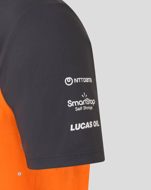 Arrow McLaren Indy Car 2025 Men's Team Polo Shirt - Papaya - image 4