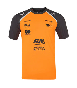 McLaren F1 2025 Men's Team T-Shirt - Papaya/Phantom - image 1