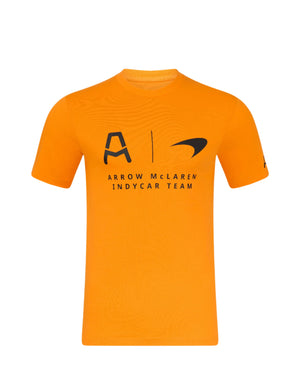 Arrow McLaren Indy Car Team T-Shirt -Papaya - image 1