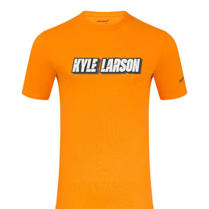 McLaren Indy Car Kyle Larson T-Shirt - Papaya - image 1