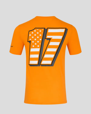 McLaren Indy Car Kyle Larson T-Shirt - Papaya - image 2