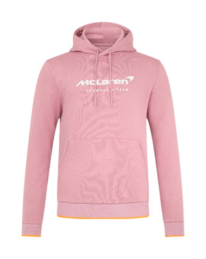 McLaren F1 Core Essentials Logo Hoodie - Papaya/Green/Pink/Black - image 4