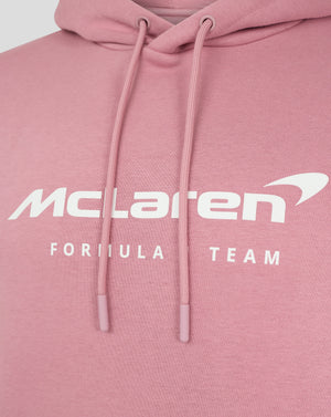 McLaren F1 Core Essentials Logo Hoodie - Papaya/Green/Pink/Black - image 13