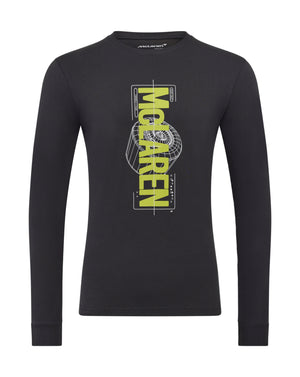 McLaren F1 Night Race Graphic Long Sleeve T-Shirt - Phantom - image 1