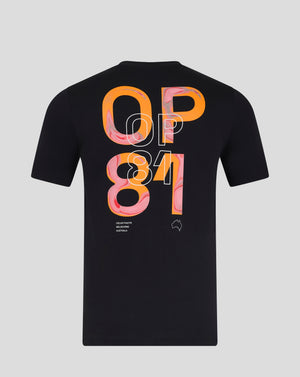 McLaren F1 Oscar Piastri Driver T-Shirt - Caviar Black/Egret - image 3