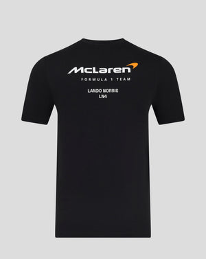 McLaren F1 Lando Norris Driver T-Shirt - Caviar Black/Egret - image 3