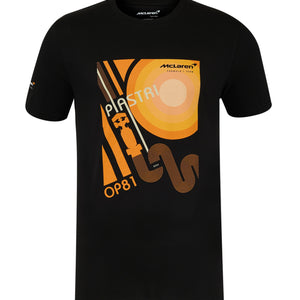 McLaren F1 Oscar Piastri Team Track T-Shirt - Caviar Black - image 1
