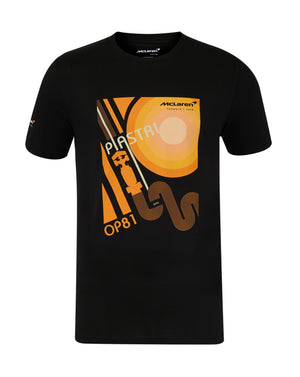 McLaren F1 Oscar Piastri Team Track T-Shirt - Caviar Black - image 1