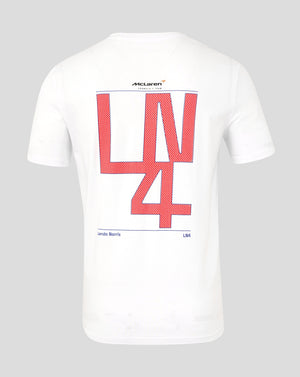 McLaren F1 Lando Norris Silverstone T-Shirt - White/Black - image 3