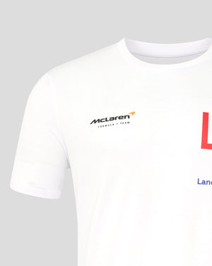 McLaren F1 Lando Norris Silverstone T-Shirt - White/Black - image 4