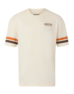 McLaren F1 USA Austin GP Stripe Sleeve T-Shirt - White/Phantom - image 2