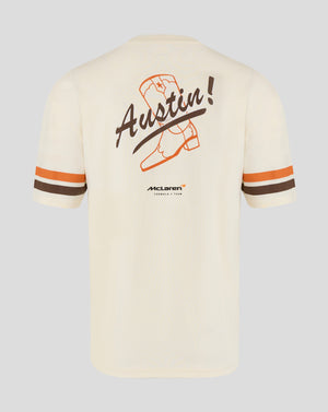 McLaren F1 USA Austin GP Stripe Sleeve T-Shirt - White/Phantom - image 4