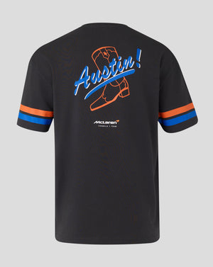 McLaren F1 USA Austin GP Stripe Sleeve T-Shirt - White/Phantom - image 3