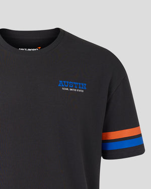 McLaren F1 USA Austin GP Stripe Sleeve T-Shirt - White/Phantom - image 8