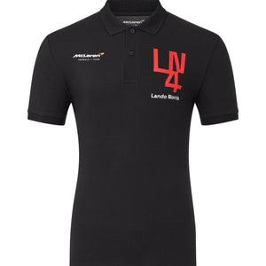 McLaren F1 Lando Norris Silverstone Drivers Polo - Black - image 1