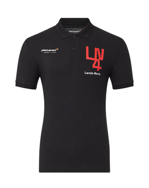 McLaren F1 Lando Norris Silverstone Drivers Polo - Black - image 1