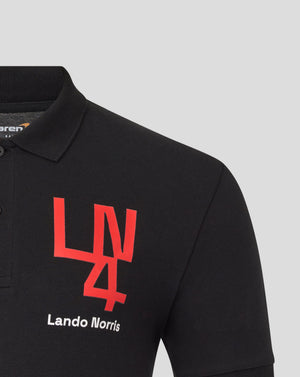 McLaren F1 Lando Norris Silverstone Drivers Polo - Black - image 5