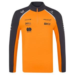 McLaren F1 2025 Team 1/4 Zip Mid Layer - Papaya - image 1