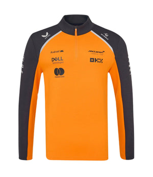 McLaren F1 2025 Team 1/4 Zip Mid Layer - Papaya - image 1