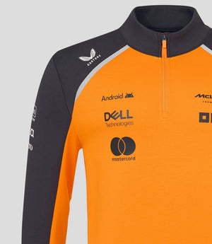McLaren F1 2025 Team 1/4 Zip Mid Layer - Papaya - image 5