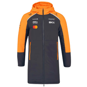 McLaren F1 2025 Team Longline Padded Jacket - Phantom - image 1