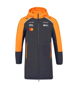 McLaren F1 2025 Team Longline Padded Jacket - Phantom - image 1