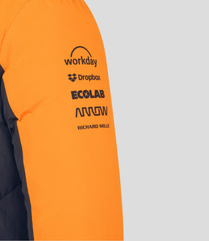 McLaren F1 2025 Team Longline Padded Jacket - Phantom - image 4