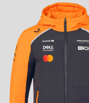 McLaren F1 2025 Team Longline Padded Jacket - Phantom - image 6