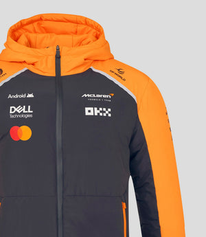 McLaren F1 2025 Team Longline Padded Jacket - Phantom - image 7