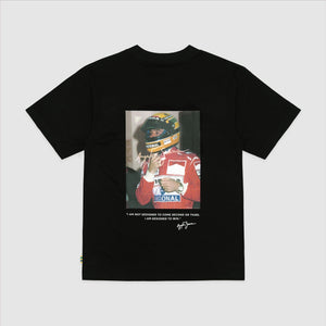 Ayrton Senna F1 x Tag Heuer 88 T-Shirt - White/Black - image 1