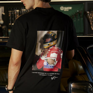 Ayrton Senna F1 x Tag Heuer 88 T-Shirt - White/Black - image 7