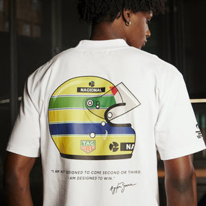 Ayrton Senna F1 x Tag Heuer Badge T-Shirt - White/Black - image 9