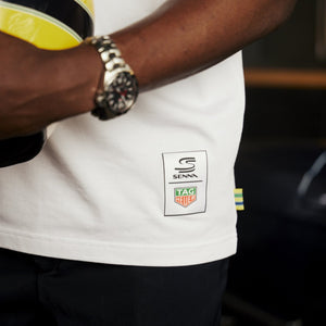Ayrton Senna F1 x Tag Heuer Badge T-Shirt - White/Black - image 10