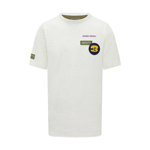 Mercedes Benz F1 Special Edition George Russell Vintage T-Shirt -Beige - image 1
