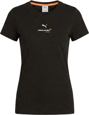 McLaren F1 Women's Core Essentials T-Shirt - Puma Black/White Glow Heather - image 2
