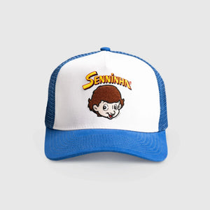 Ayrton Senna F1 Senninha Trucker Hat - Blue - image 1