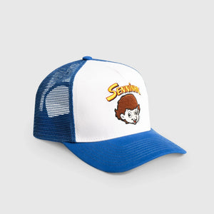 Ayrton Senna F1 Senninha Trucker Hat - Blue - image 3