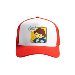 Ayrton Senna F1 Senninha Trucker Hat - Red - image 1