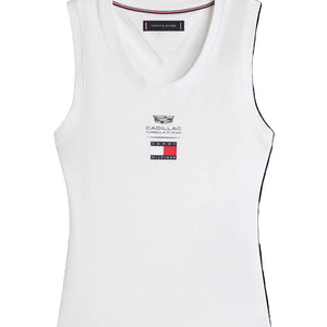 Cadillac F1 Racing Women's Logo Tank Top - White - image 1