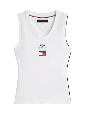 Cadillac F1 Racing Women's Logo Tank Top - White - image 1