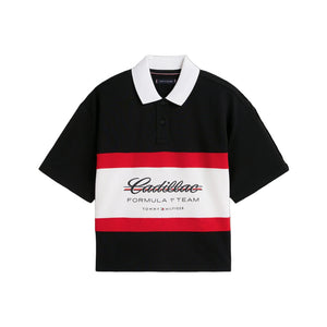 Cadillac F1 Racing Women's Boxy Polo Shirt - Black - image 1