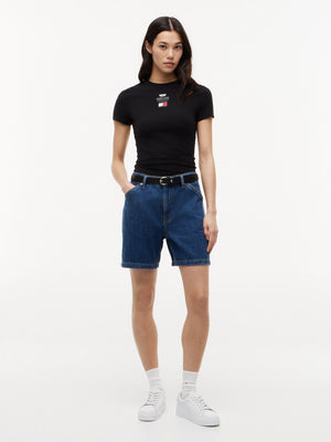 Cadillac F1 Racing Women's Logo Fitted T-Shirt - Black - image 4