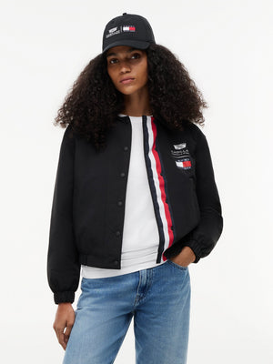 Cadillac F1 Racing Women's Logo Coach Jacket - Black - image 4
